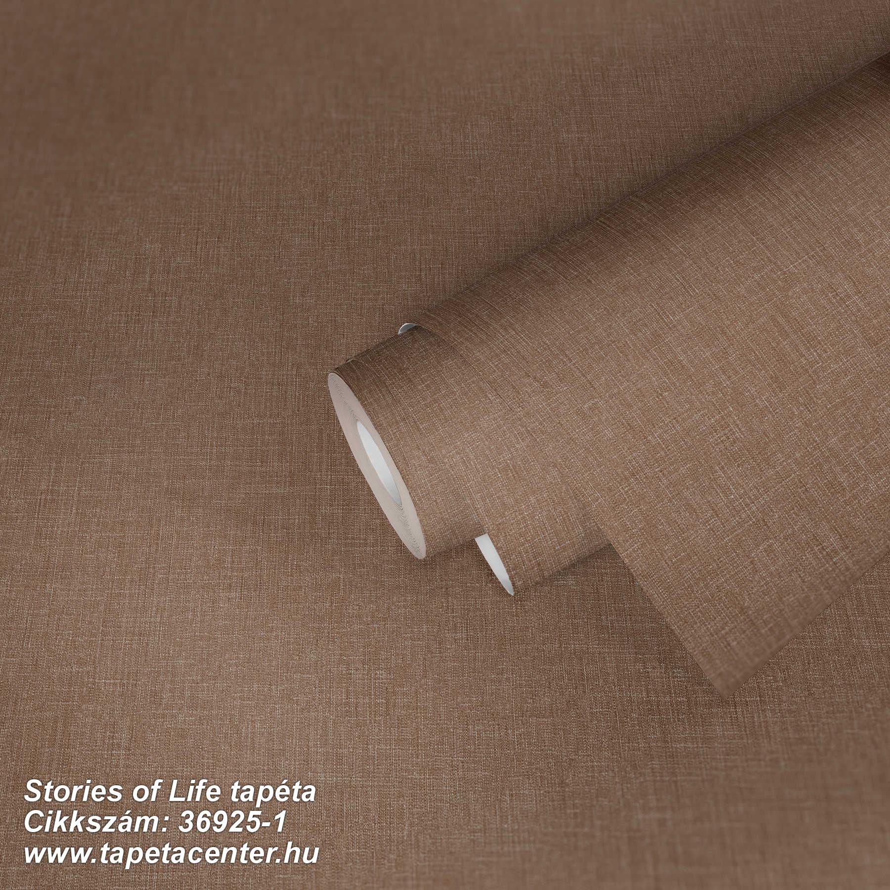 Egyszínű,textil hatású,barna,illesztés mentes,súrolható,vlies tapéta Egyszínű,textil hatású,barna,illesztés mentes,súrolható,vlies tapéta